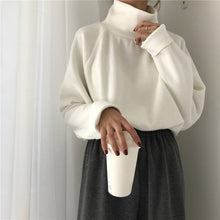Load image into Gallery viewer, Women Sweater Casual Loose Turtleneck Knitted Jumpers