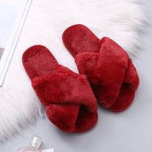 Load image into Gallery viewer, Women Home Slippers Winter Warm Shoes