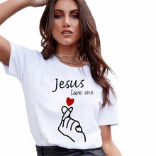 Load image into Gallery viewer, Women Fashion Graphic Print Love Tshirts
