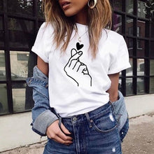 Load image into Gallery viewer, Women Fashion Graphic Print Love Tshirts
