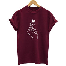 Load image into Gallery viewer, Women Fashion Graphic Print Love Tshirts