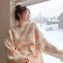 Load image into Gallery viewer, Star jacquard Loose Sweater pullover