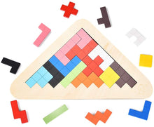 Load image into Gallery viewer, Toy Building Blocks Game Colorful Wood Puzzle（ Develop creativity wooden puzzles）
