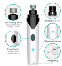 Load image into Gallery viewer, PREMIUM RECHARGEABLE PET&#39;S NAIL GRINDER
