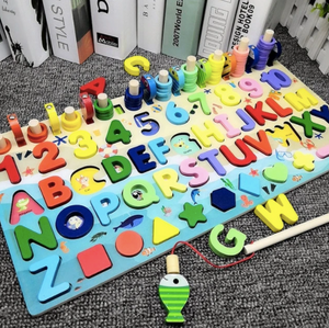 Montessori busy multifunctional math board