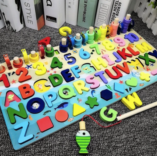 Montessori busy multifunctional math board