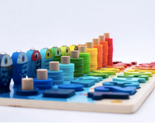 Load image into Gallery viewer, Montessori busy multifunctional math board
