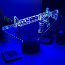 Load image into Gallery viewer, Rifle 5.56 Firearm - 3D Optical Illusion Lamp
