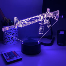 Load image into Gallery viewer, Rifle 5.56 Firearm - 3D Optical Illusion Lamp

