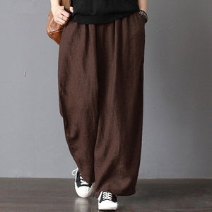 Meihuida Men Casual Loose Wide Leg Pants