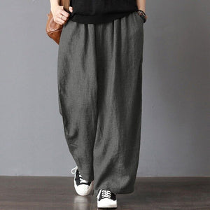 Meihuida Men Casual Loose Wide Leg Pants