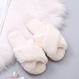 Women Home Slippers Winter Warm Shoes