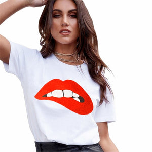 Women Fashion Graphic Print Love Tshirts