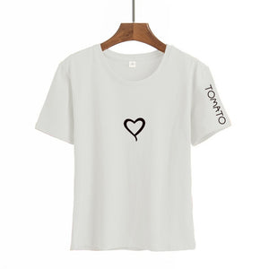 Women Fashion Graphic Print Love Tshirts