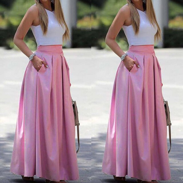 2020 Women Vintage Maxi Long Dress